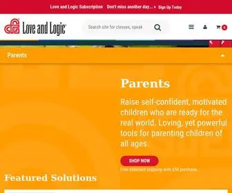 Loveandlogic.com(Positive Parenting Solutions & Educational Resources) Screenshot