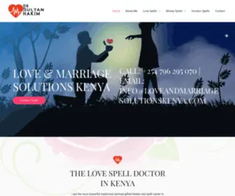 Loveandmarriagesolutionskenya.com(Powerful Spell Casting) Screenshot