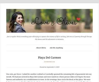 Loveandolives.com(LOVE AND OLIVES) Screenshot