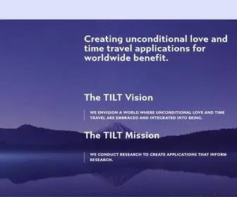 Loveandtime.org(The Institute for Love and Time) Screenshot