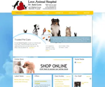 Loveanimalhospital.com(Love Animal Hospital) Screenshot