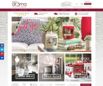 Lovearoma.co.uk(Love Aroma brings you the top brands of Home Fragrance) Screenshot