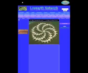 Lovearth.net(Connect ThroughEcoHumanePoliticalSpiritual Websites) Screenshot