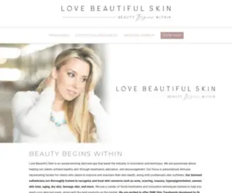 Lovebeautifulskin.com(Facials, Skincare Treatments, Wedding Makeup) Screenshot