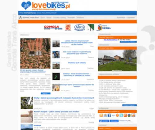 Lovebikes.pl(MTB Mountain Bike News) Screenshot