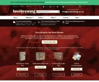 Lovebrewing.co.uk(Special Offers) Screenshot