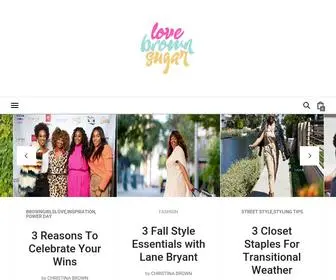 Lovebrownsugar.com(Home) Screenshot