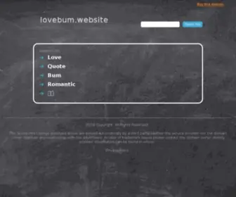 Lovebum.website(Lovebum website) Screenshot