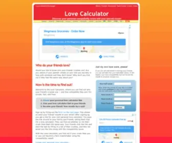 Lovecalculator.be(Love Calculator) Screenshot