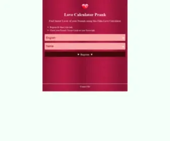 Lovecalculator.site(Love Calculator Prank to know Secret Crush of Friends (BEST)) Screenshot