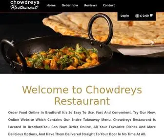 Lovechowdreys.com(Chowdreys Restaurant) Screenshot