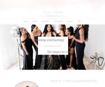 Loveclarkevents.com(Love Clark Events Maryland Wedding Planner) Screenshot