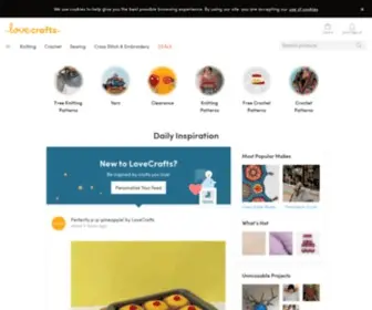 Lovecrochet.com(Loveknitting & LoveCrochet's New Home) Screenshot