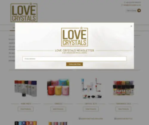 Lovecrystals.co.uk(Lovecrystals) Screenshot