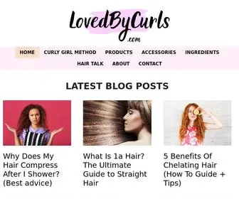 Lovedbycurls.com(Loved By Curls) Screenshot