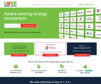 Loveenergysavings.co.uk(Energy Comparison) Screenshot