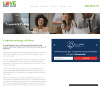Loveenergysolutions.com(Corporate Energy Solutions) Screenshot