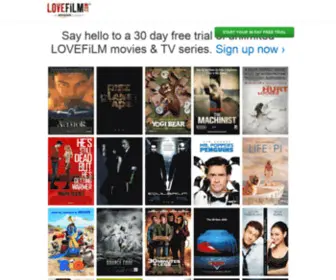 Lovefilmfreetrial.co.uk(LOVEFiLM Free Trial) Screenshot