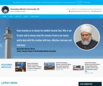 Loveforallhatredfornone.org(Ahmadiyya Muslim Community UK) Screenshot