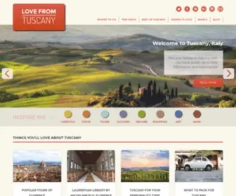 Lovefromtuscany.com(Love from Tuscany) Screenshot