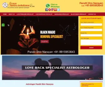 Lovegurupanditji.com(World Famous Astrologer Pandit Shiv Narayan) Screenshot