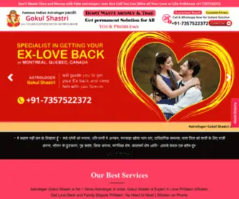 Lovegurupanditji.in.net(Astrologer Gokul Shastri) Screenshot