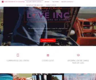 LoveincGc.org(Love INC) Screenshot