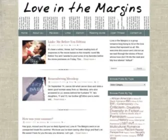 Loveinthemargins.com(Love in the Margins) Screenshot