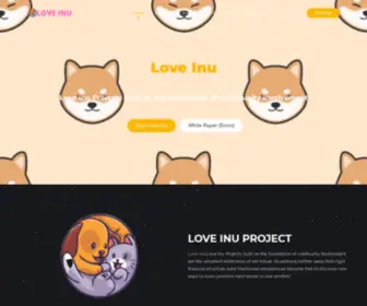 Loveinutoken.com(Loveinutoken) Screenshot