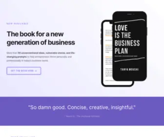 Loveisthebusinessplan.com(Landing Page) Screenshot