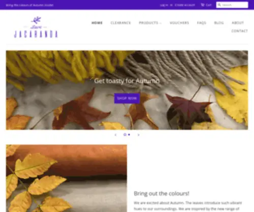 Lovejacaranda.co.za(Love Jacaranda Online store) Screenshot