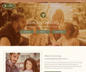 Lovejoydentistry.com(LoveJoy Dentistry) Screenshot