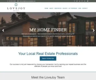 Lovejoyrealestate.com(Turner Team Inc) Screenshot