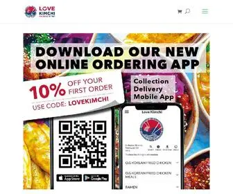 Lovekimchi.co.uk(Love Kimchi) Screenshot