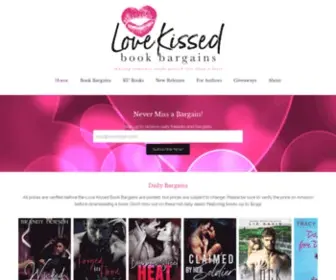 Lovekissedbookbargains.com(Love Kissed Book Bargains) Screenshot