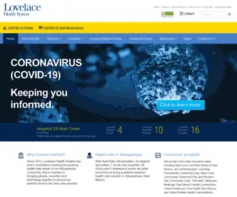 Lovelace.com(Lovelace Health System) Screenshot