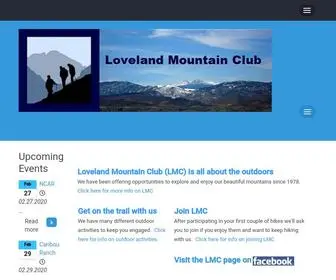 Lovelandmountainclub.org(LMC, The Hiking Club of Loveland, Colorado) Screenshot