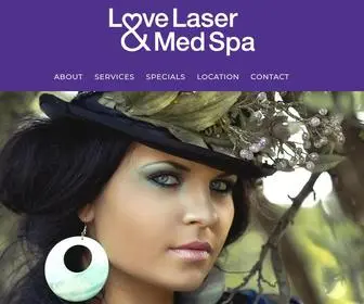 Lovelaserandmedspa.com(Helping You Become Your Own Kind of Beautiful) Screenshot