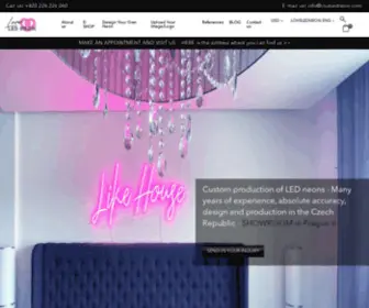 Loveledneon.com(LED neon nápisy na míru) Screenshot