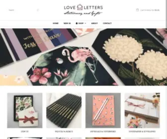 Lovelettersstationery.co.za(Love Letters Stationery) Screenshot