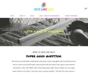 Lovelikesalt.com(Love Like Salt) Screenshot