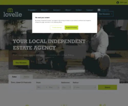 Lovelleestateagency.co.uk(Lovelle Estate Agency offer Residental Home sales) Screenshot