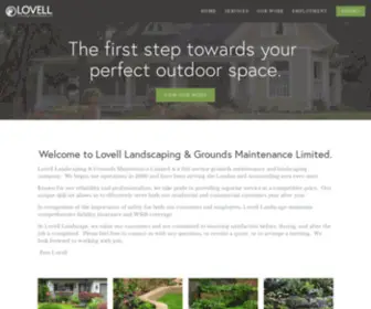 Lovelllandscape.ca(Lovell Landscaping & Grounds Maintenance Limited) Screenshot