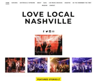 Lovelocalnashville.com(Love Local Nashville) Screenshot