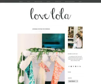 Lovelolablog.com(Home) Screenshot