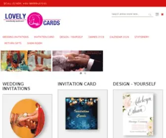 Lovely-Cards.com(Wedding Cards) Screenshot