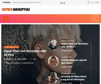 Lovely-Hairstyles.com(The best hair color) Screenshot