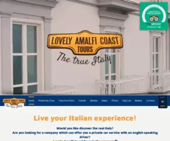 Lovelyamalfitours.com(Lovely Amalfi Coast Tours) Screenshot