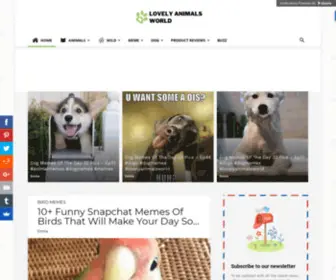 Lovelyanimalworld.com(Lovely Animals World) Screenshot