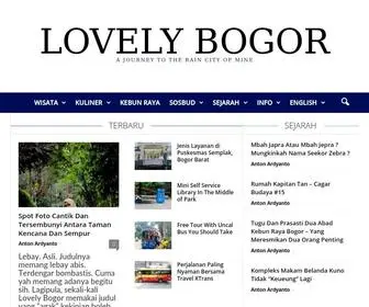 Lovelybogor.com(Beranda Kota Hujan) Screenshot